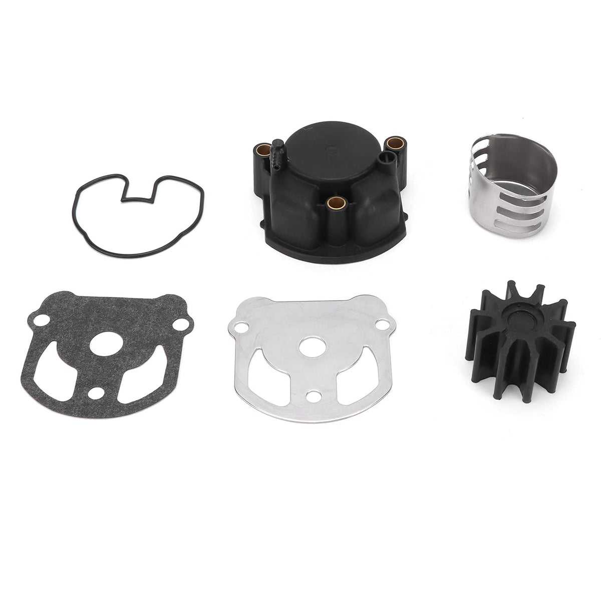 Srliya Kit, Replacement for OMC Cobra 2.3 2.5 3.0 4. 4.6 5.0 .7 .8 7. Liter 1986-1993 with Impeller Wear Plate Gasket Seal Impeller Lining Shell