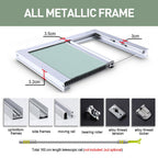 Light Filtering Cellular Shades for Skylight (White 93020A)