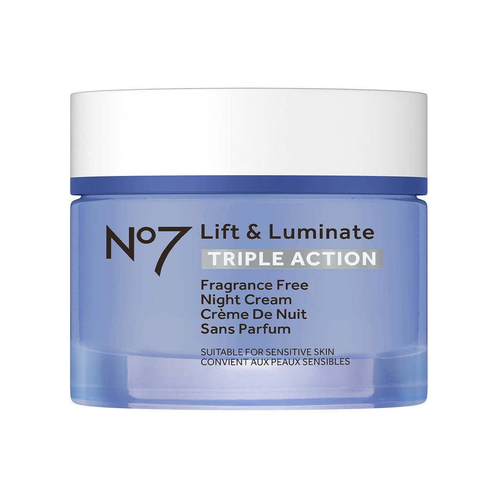 Lift and Luminate Triple Action Fragrance-Free Night Cream – Anti-Wrinkle Collagen Peptide Brightening Moisturizer