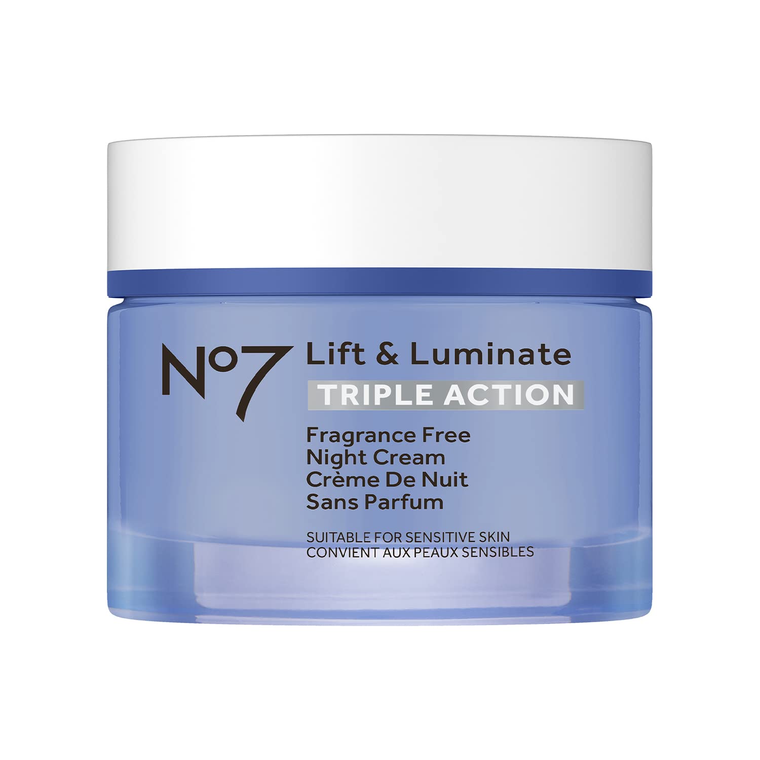 Lift and Luminate Triple Action Fragrance-Free Night Cream – Anti-Wrinkle Collagen Peptide Brightening Moisturizer
