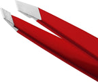 Slant Tweezer – Tweezerman Tweezers for Eyebrows Signature Red