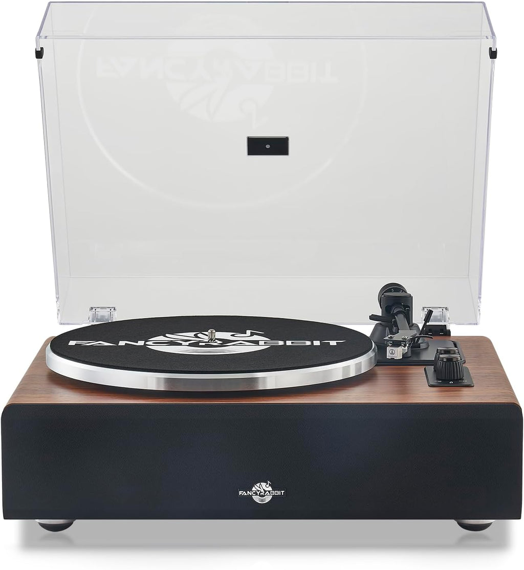 Bluetooth Record Player with Speakers,Vinyl Player for 7/10/ Records | Turntable With AT-3600L Magnetic Cartridge &