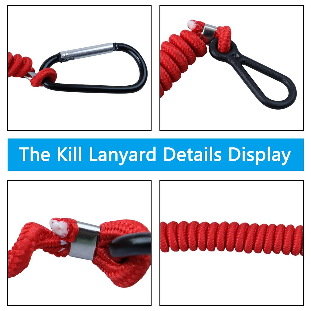 8M0092850 Boat Safety Kill Stop Switch Connector Lanyard Cord