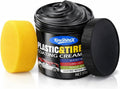 Black Trim Restorer, Plastic Restorer for Cars, Faded Bumper Repair Paste | 6oz Restores Faded Plastic, Vinyl &