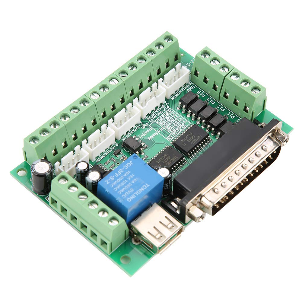 LiebeWH 5 Axis Cnc Breakout Board, Optical Isolation USB Input