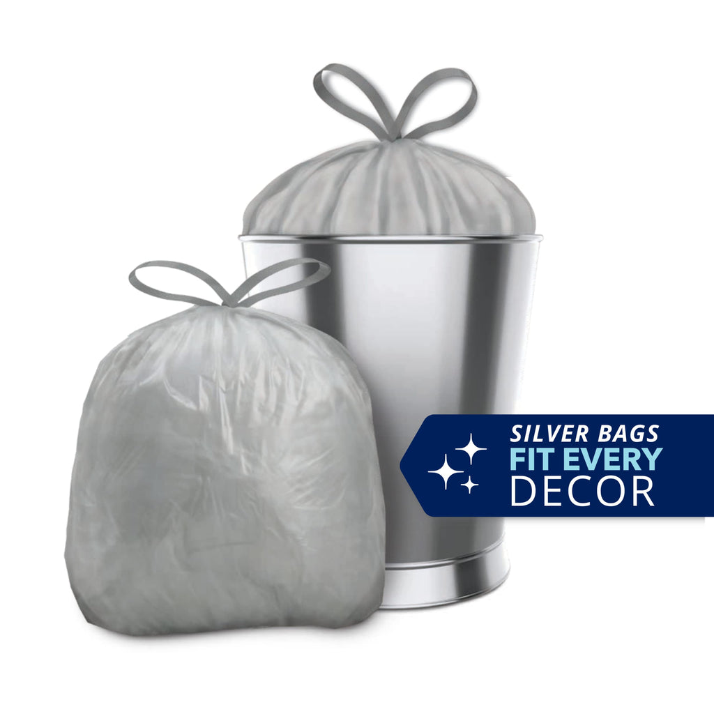 4 Gallon Small Trash Bags Drawstring 200 Count Simply Clean