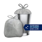 4 Gallon Small Trash Bags Drawstring 200 Count Simply Clean