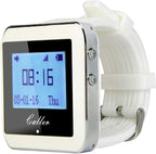 Wireless Pager Calling System Restaurant Guest Paging System Wrist Watch Receiver and Call Button Transmitter 433Mhz