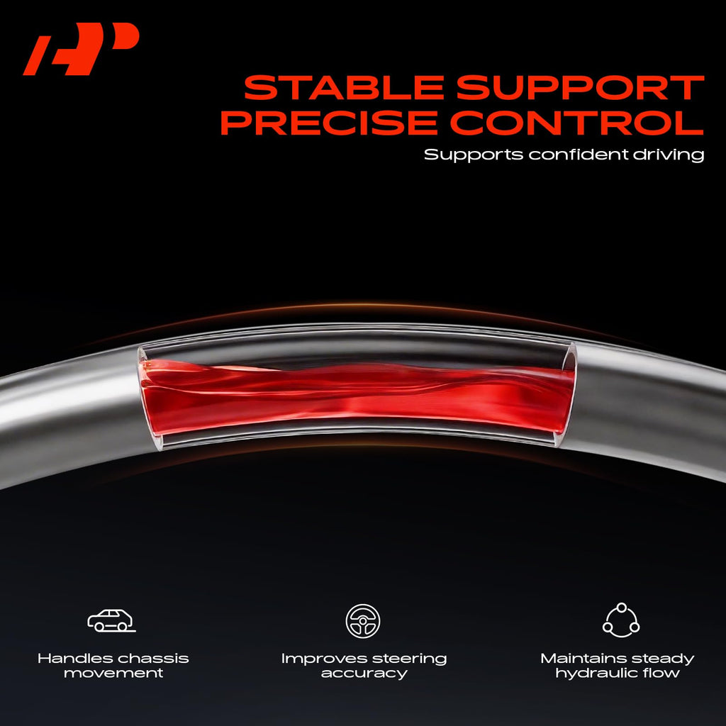 A-Premium Power Steering Return Hose Assembly Compatible with Honda, Acura
