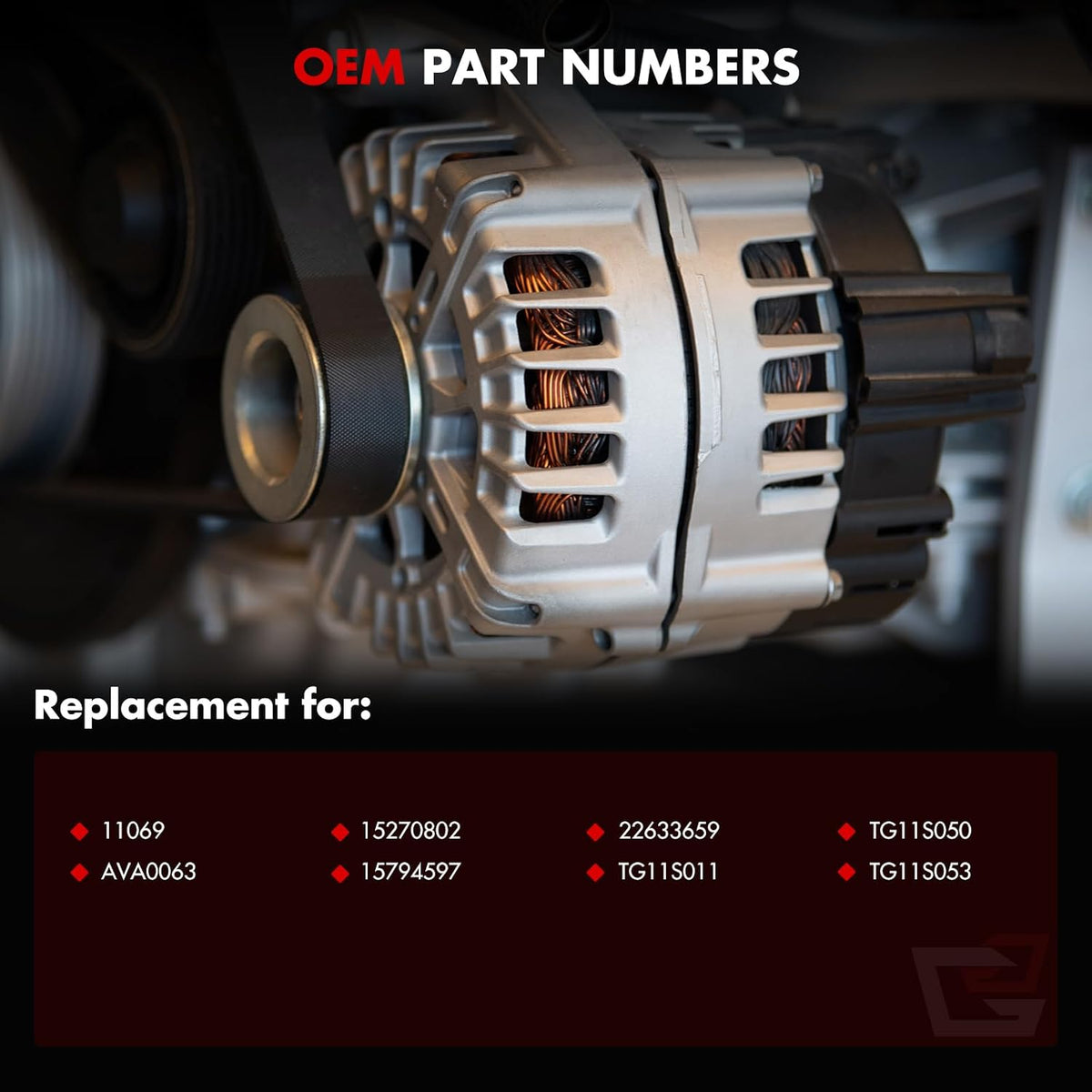 New Alternator Compatible for Chevrolet for Malibu 3.5L 2004-2009