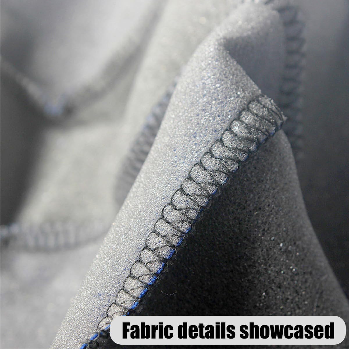 Car Seat Covers Full Set, Breathable Premium Cloth Automotive Seat Cover, Universal Front and Rear Seat Covers, Easy