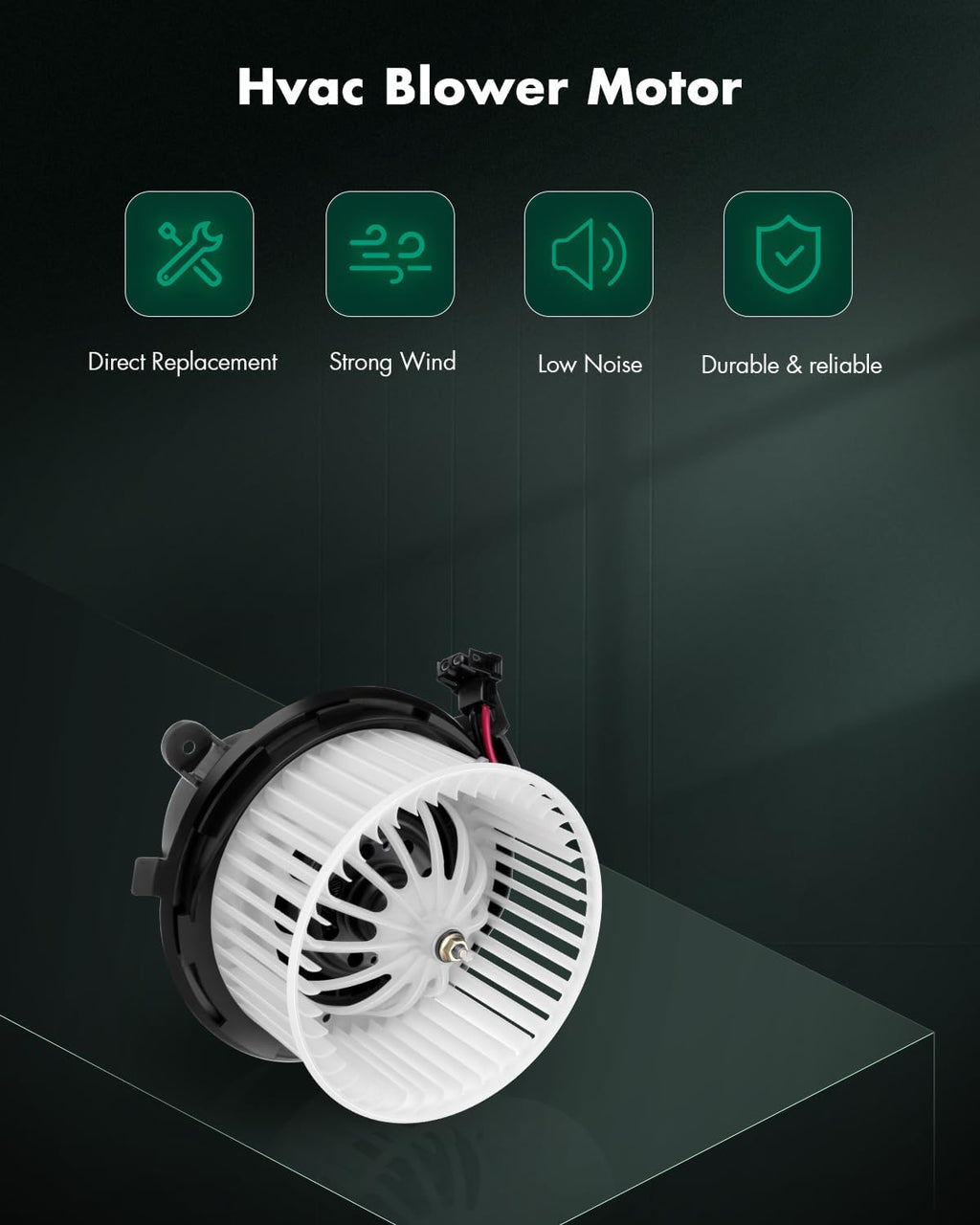 SCITOO HVAC Heater Blower Motor with Fan Cage Front 700248