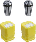 ER16 Spring Collet Set,1/8-inch Clamping Dia, 2pcs