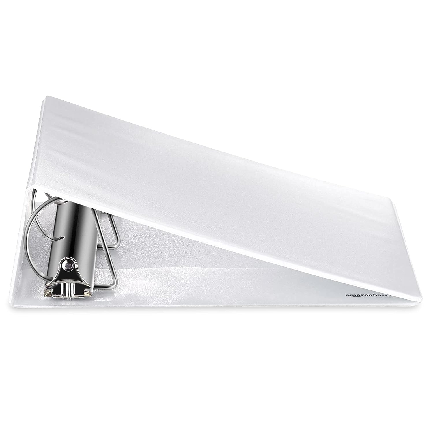 3 Ring Binders, 3 Inch D-Ring Organizer for School, Home Office, Paper Storage, White, 2 Pack