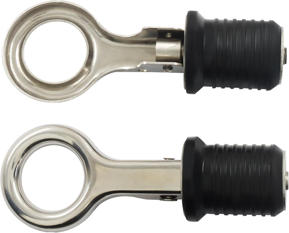 Boat Drain Plug, 2 Pcs, 1 Inch, Snap Handle