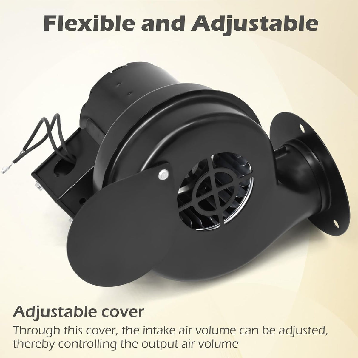 Draft Inducer Blower Motor Compatible with Dayton 1TDN7, 1TDN7A, 4C440, 1C180, Fasco 50747-D401, 7121-3466 Wood Furnace &Stove Centrifugal Blower Fan Replacement