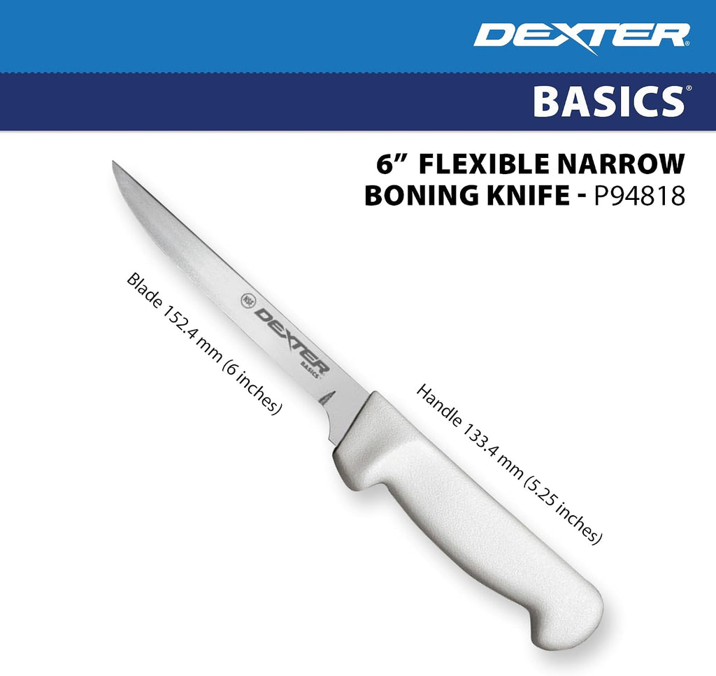 Russell P94818 Basics 6" Narrow Flexible Boning Knife, NSF