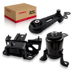 Front Rear Engine Motor Transmission Mount Set 3pcs Compatible with 2011 2012 2013 2014 Mazda 2 1.5L Automatic A5566 A4428 A4430