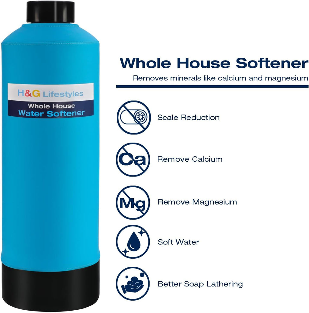 Whole House Water Softener 24,000 Grains,700,000 Gallons