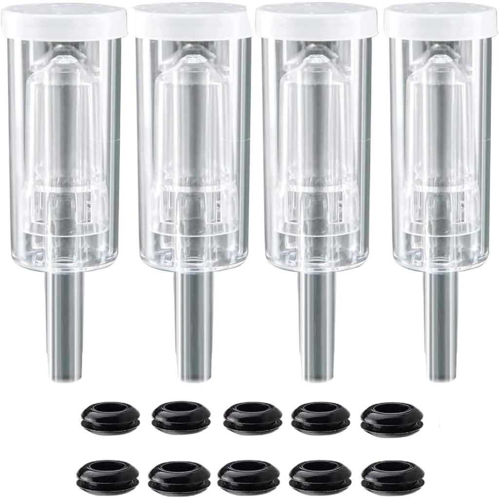 3 Piece Airlock 4 Pack with Grommets for Brewing Wine Making Kimchi Airlocks for Fermenting Carboy Mason Jar Wine Bucket