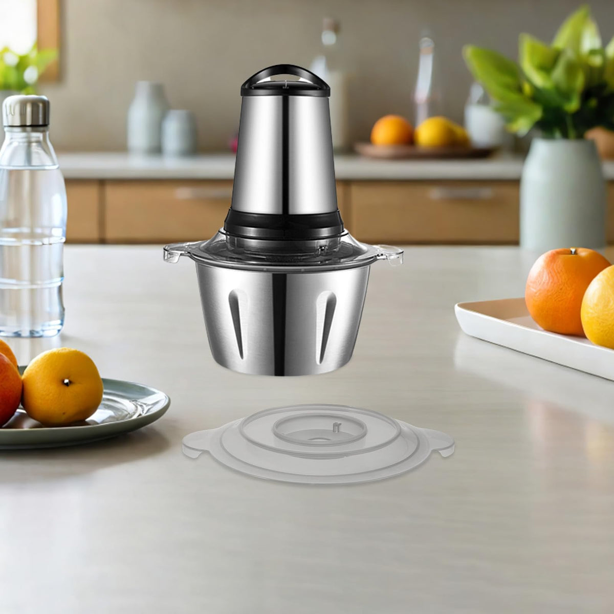 Meat Grinder Lid Splashproof Plastic Cover for 2l Electric Mincer