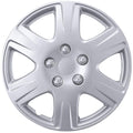 15 Inch Snap-On Hubcap Wheel Covers (Set of 4), 6-Spoke Original Design