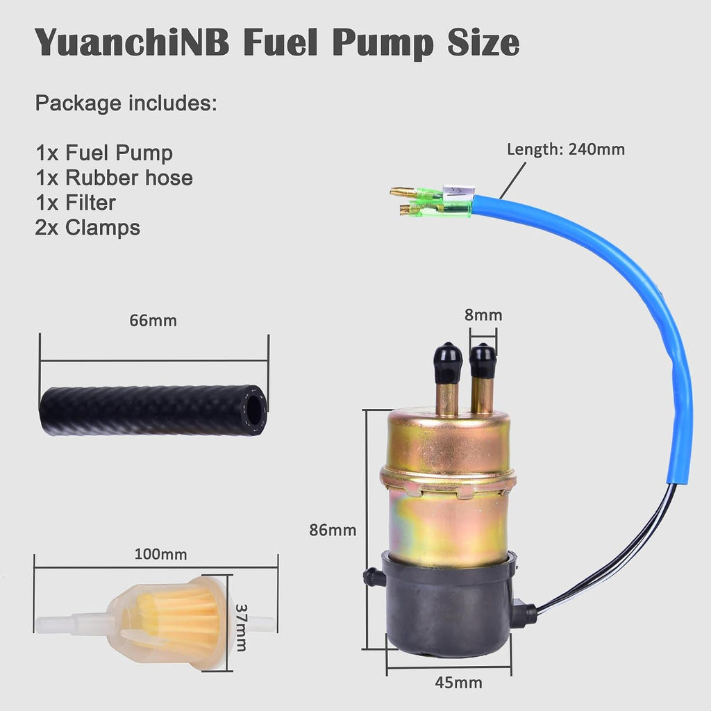 Electric Fuel Pump 49040-1055 for Kawasaki Mule 3000 3010 3020