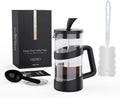 Mini French Press Coffee Maker, 12 oz, Camping Coffee Press Pot, Small French Press, Tea and Frothed Milk Press