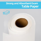 Exam Table Paper, Crepe Table Paper 21 in X 125 ft, Case of 12 Rolls-Barrier Protection-Independent Plastic