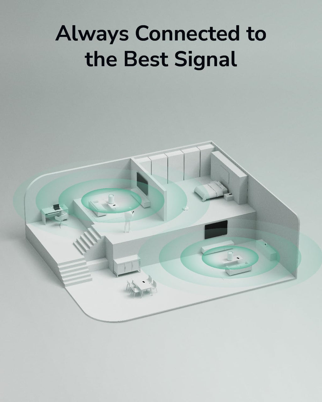 AX1500 Wi-Fi 6 Whole Home Mesh System, 1800 sq.ft, M1500 2-Pack | 1201+300 Mbps Dual-Band wifi 6, 3x Gigabit ports