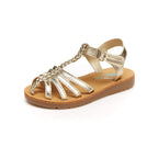 Girls Freya Sandal, Gold