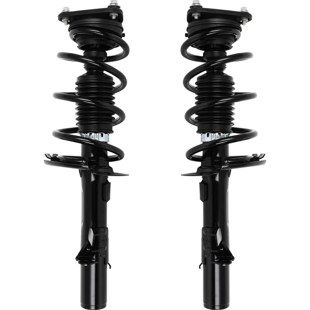 Front Complete Struts Shocks Assembly w/Coil Spring Fit for Ford for Focus 2013-2018