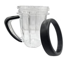 30oz Short Mixing Handled Cup Compatible For NutriBullet