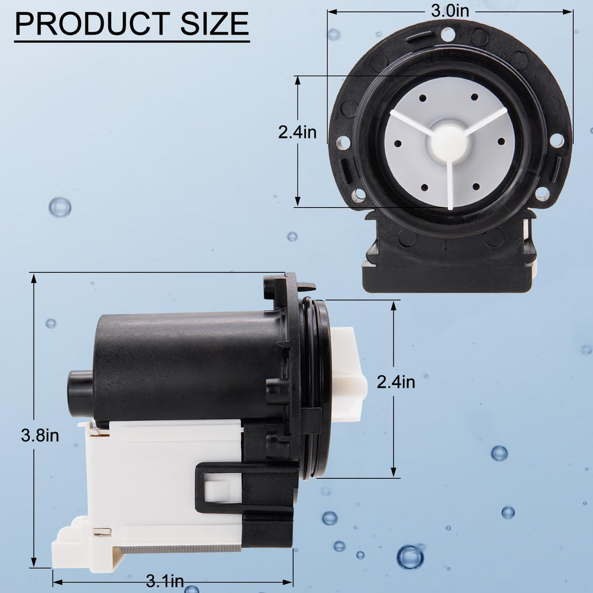 Washer Drain Pump WM3180CW WM3370HRA WM3997HWA WM3250HWA WM3370HVA for LG