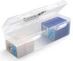 Storage Box For Toploader, Trading Card Storage Box Plastic, Playing Card Case, Large For Toploaders 200 Cards 750