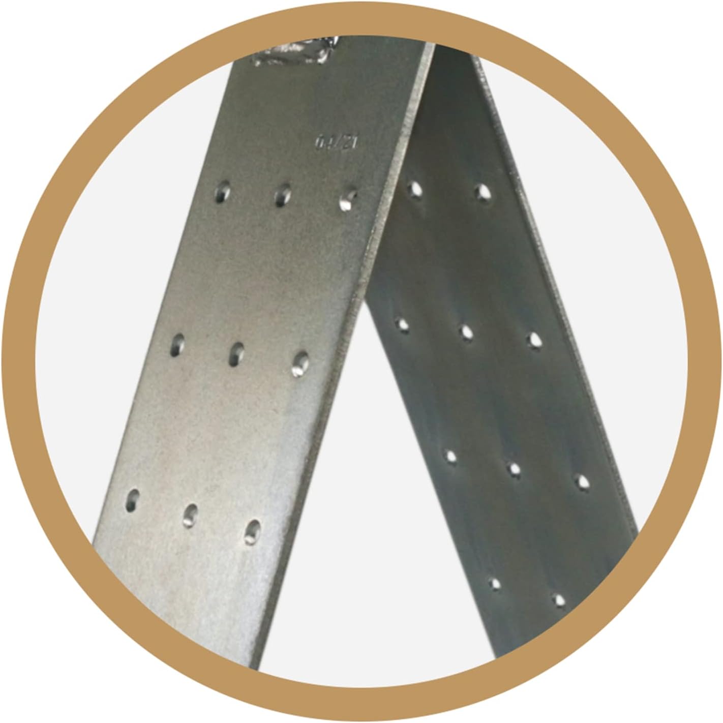 Fall Protection High Strength Alloy Steel Reusable Adjustable Hinged Pitched Roof Anchor Bracket w/Screws |