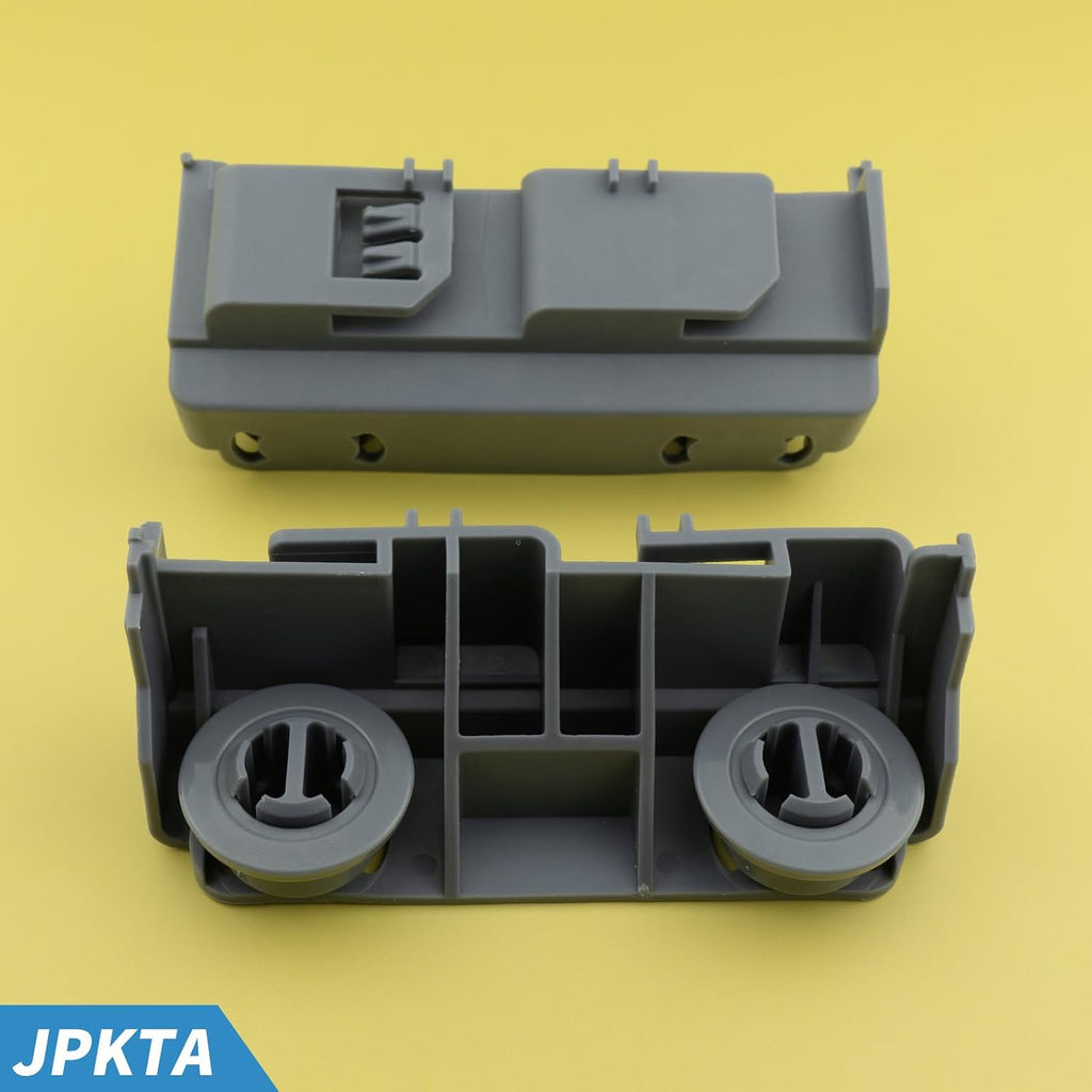 WD28X27241 Dishwasher Lower Rack Wheels Carrier Kit Replacement Part Compatible with GE Dishwasher Baskets Roller Assembly L and R Side Replaces for WD12X10439 WD12X10438 Pack of 2