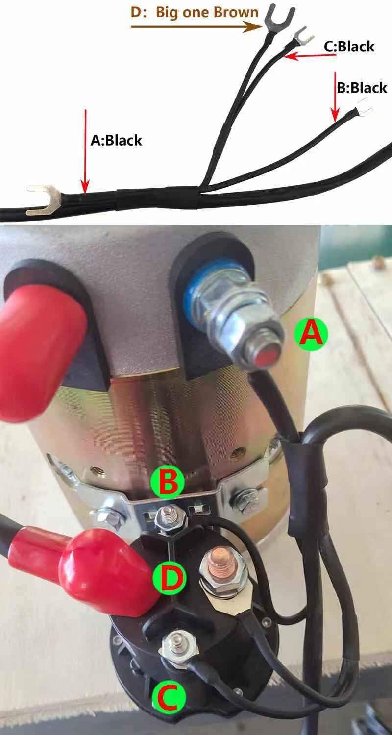 ZINGER 4 Wire Dump Trailer Remote Control Switch for 12v DC Hydraulic Pump