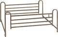 Deluxe Full Length Hospital Bed Side Rails, Brown Vein