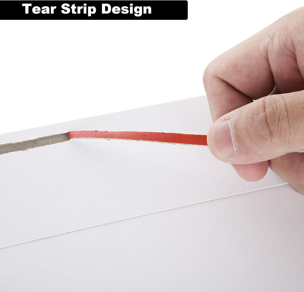 50 Pcs Cardboard Mailers 11x14 Inch Rigid Mailer White Flat Paperboard Envelopes, Cardboard Envelopes, Photo Mailer