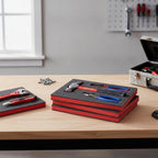 2pcs Cuttable Tool Box Foam Inserts Polyurethane Foam Sheet Firm Foams Cut for Tool Box Organisation Flight Cases and