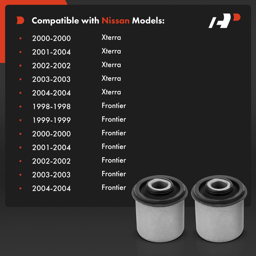 A-Premium 2 x Front Upper Control Arm Bushing Kit, Compatible with Nissan