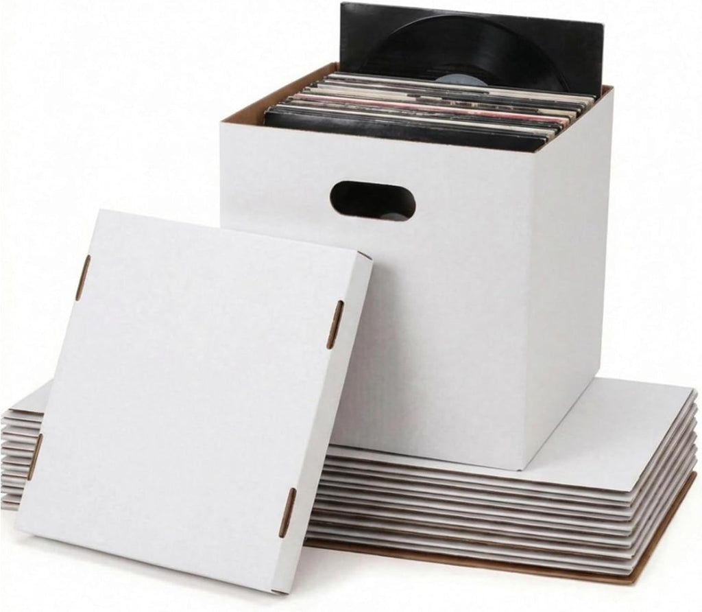 13.4x13x13 Moving Box Set of 7, Reinforced Handles with Removable Lid, Corrugated Boxes for Packaging, Moving