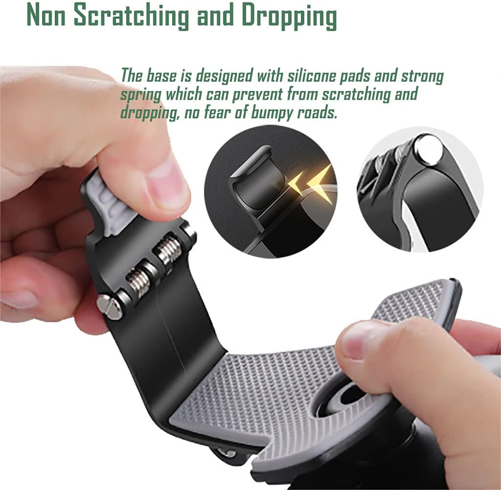 Car Phone Holder Mount,360 Degrees Rotation Dashboard Phone Holder for iPhone,Samsung,Google,Nokia,and 4 to 7"