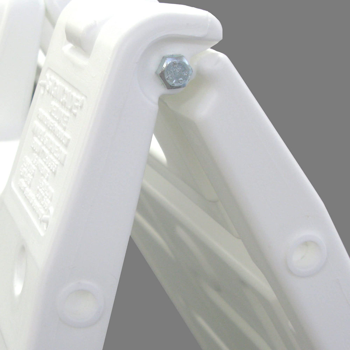 Signicade Deluxe A Frame Sidewalk Curb Sign in White