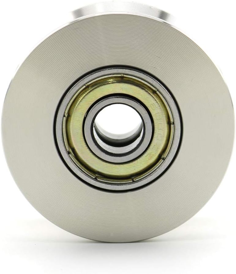 Heyous V Groove Stainless Steel Silent Pulley - 600LB, Silver Tone