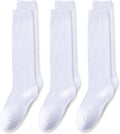 Girls Knee High Socks Seamless Cotton School Uniform Socks Kids Boy Over the Calf Sock 3/5 Pack