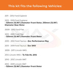 Max Advanced Brakes Front & Rear Brake Kit For Ford Explorer