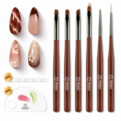 Nail Art Brushes, 6 Pcs Fingernail Art Design Pens