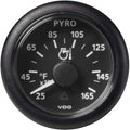 52 MM (2-1/16") ViewLine Pyrometer - 250° to 1650°F - Black Dial & Bezel